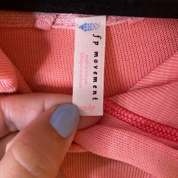 FP Movement Hoodie Size XS Swingin’ It Pink Oversized - Picture 4 of 12